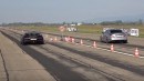 Bugatti Chiron Drag Races 900 HP Mercedes-AMG CLS63