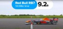 Bugatti Chiron drag races F1 Car