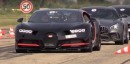 Bugatti Chiron Drag Races Renntech Mercedes-AMG GT R