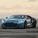 Bugatti Chiron Gets Aston Martin and Bentley Face Swaps, Looks British