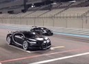 Bugatti Chiron vs. Veyron SS Drag Race
