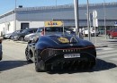 Bugatti La Voiture Noire spotted in the parking lot of a budget grocery store