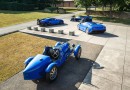 Bugatti French Racing Blue Bastille Day celebration
