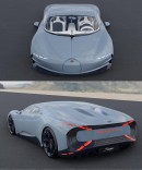 Bugatti four-seat electric Sedan