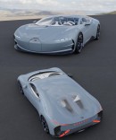 Bugatti four-seat electric Sedan