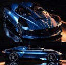 Bugatti W16 Speedster (rendering)