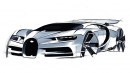Bugatti Chiron - Official Sketch