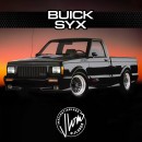 Buick GNX GMC Syclone mashup rendering by jlord8