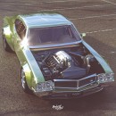 Buick GSX Drag Racer rendering