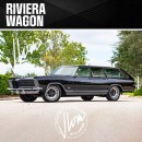 1965 Buick Riviera GS Wagon - Rendering