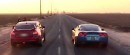Built Engine Subaru WRX STI vs. Nitrous C6 Corvette $2,000 Drag Race
