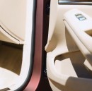 Mercedes-Benz S 550 W222 burgundy wrapped on two-tone Forgiatos