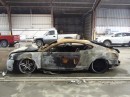 Bentley Continental GT Burns to a Crisp