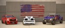 Butterfly-Hood Dodge Challenger 6x6 for Independence Day rendering by wb.artist20