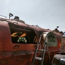 Butternut is an oil rig lifeboat reborn as a gorgeous houseboat with touches of personalized luxury