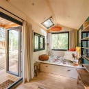 Buxus tiny home fits perfectly into a clearing in the woods