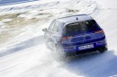 VW Golf R Winter Drift