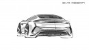BYD sketches leave no doubt the ocean-X will arrive soon