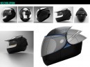 C-Through motorcycle helmet concept