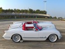 C1 Chevrolet Corvette on Pontiac Solstice GXP chassis rendering by abimelecdesign
