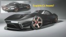 C3 Chevy Corvette CGI restomod by jota_automotive