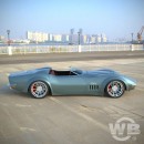 C3 Chevy Corvette Speedster Stingray rendering by wb.artist20