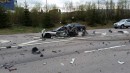 Chevrolet Corvette crashed in Norway