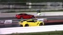 C7 Chevy Corvette Z06 Drags Dodge's Hellcats on DRACS