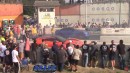C7 Chevrolet Corvette ZR1 vs R35 Nissan GT-R grudge drag race on DRACS