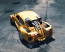 Corvette "Butt Lift" for Volkswagen Beetle (rendering)