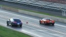 C8 Chevy Corvette vs AMG GT 4-Door Coupe drag race by Wheels Plus