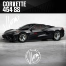 C8 Chevy Corvette 454 SS rendering by jlord8