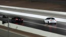 C8 Chevy Corvette vs Tesla Model 3 drag on Wheels Plus