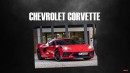 C8 Chevrolet Corvette AWD front engine SUV rendering by SRK Designs
