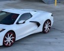 C8 Chevy Corvette Rides on Turbine-Like Forgiatos