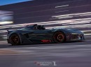 C8 Corvette "Competition Carbon" Speedster Looks Like America's Ferrari Monza SP2
