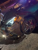 C8 Corvette Crashes Into Full-Size SUV, Both Drivers Walk Away Unscathed