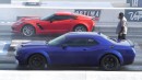 Chevy Corvette vs. Hellcat