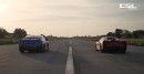 Nissan GT-R R35 vs Chevlolet Corvette C8 DRAG RACE