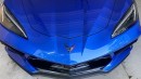 C8 Corvette headlight rubs paint off front bumper
