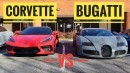 C8 Corvette Races Bugatti Veyron