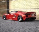 C8 Corvette "Red Devil" rendering