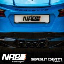European C8 Corvette Stingray with NAP Sportauspuff center-exit exhaust system