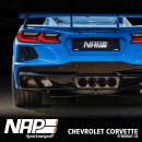 European C8 Corvette Stingray with NAP Sportauspuff center-exit exhaust system