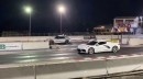 C8 Corvette Stingray Drag Races 2020 Toyota Supra, SN95 Ford Mustang, C7 Grand Sport