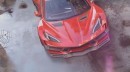 C8 Corvette 'Track Titan" rendering