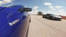 C8 Corvette Z06 Drag Races Manual 1,000-HP Cadillac CT5-V Blacking
