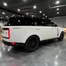 Range Rover 7-Seat LWB on 24-inch Forgiato wheels by Champion Motoring (before fittment)