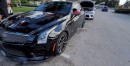 Cadillac ATS-V takes on a Chevrolet Camaro SS in a straight line