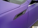Matte Purple Cadillac CTS